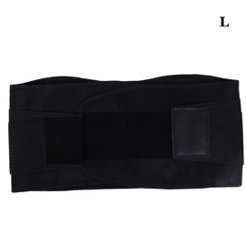 Waist Supporter Gym Fitness Sport Lumbar Back Protective Belt for Full Squat Weightlifting Barbell Dumbbell TrainingL Black