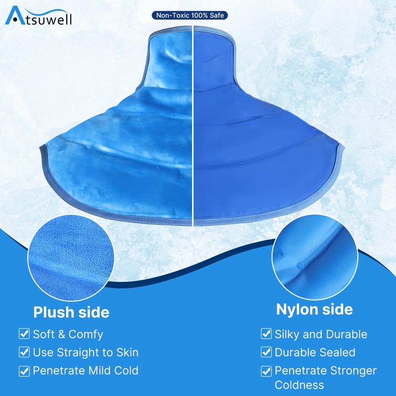 Atsuwell Ice Pack for Neck and Shoulder Cold Compression, Shoulder