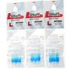 L-Style L-Shaft Lock Straight Twotone Transparent Blue, fls1012