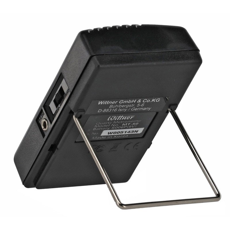 Wittner MT-50 Quartz Metronom inklusive Ohrhörer mit keepdrum Mikrofasertuch