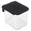 Fobufue 4 Pcs Pegboard Accessories with Lid, 3.9 X 3.2