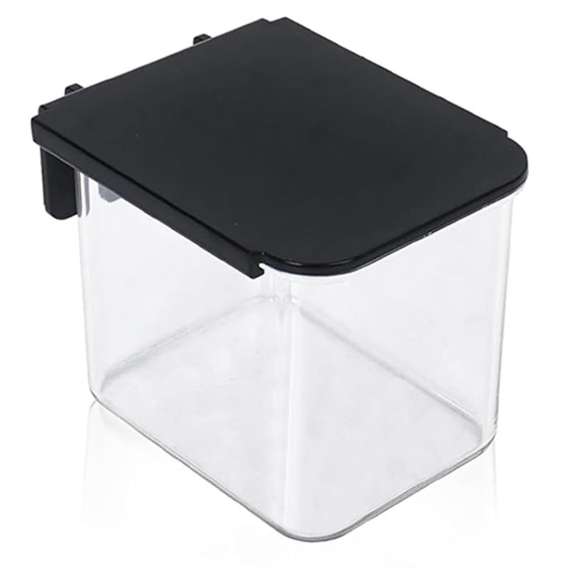 Fobufue 4 Pcs Pegboard Accessories with Lid, 3.9 X 3.2