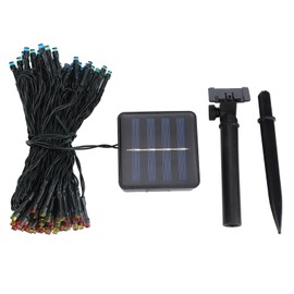 Outdoor Waterproof LED Solar String Lights for Xmas Tree Garden Wedding Lawn Party DecorColorful Light