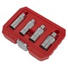 Sealey Ak6556 Spark Plug Socket Set 4Pc 3/8Sq Drive