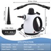 KOITAT Pressurized Handheld Multi-Surface Natural Steam Cleaner with 10 Accessories,