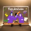 GraduationMall Acrylic Dry Erase Board with Light 11.8 X 7.9