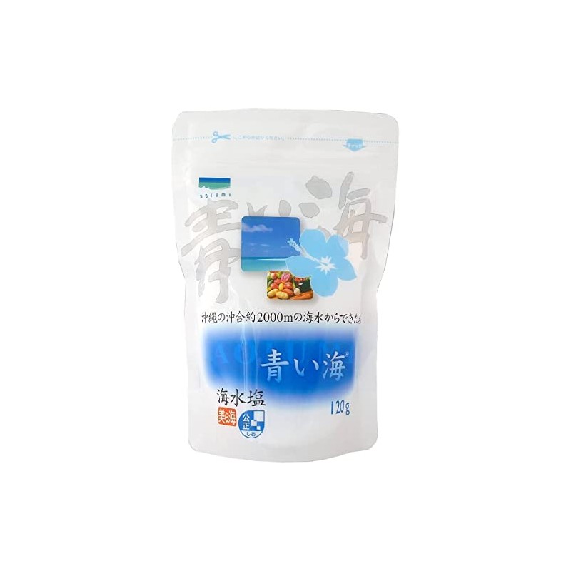Blue Sea, Okinawan Sea Salt, Blue Sea, 4.2 oz (120