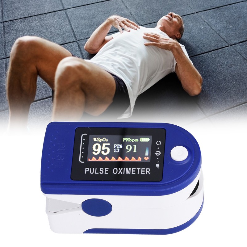 Oximeter Finger Fingertip Portable Blood Oxygen Saturation Pulse Heart Rate