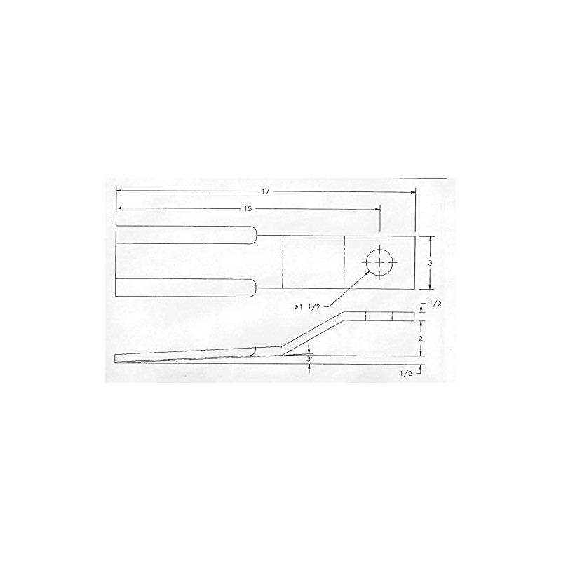 Rancher Supply 1-214 Mohawk Blade Pair