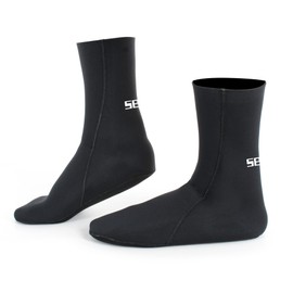 SEAC Standard HD Standard Hd Socks 2.5mm - Black, Large