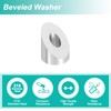 uxcell 10 Pcs 1/4 Inch 45 Degree Angle Beveled Washer,