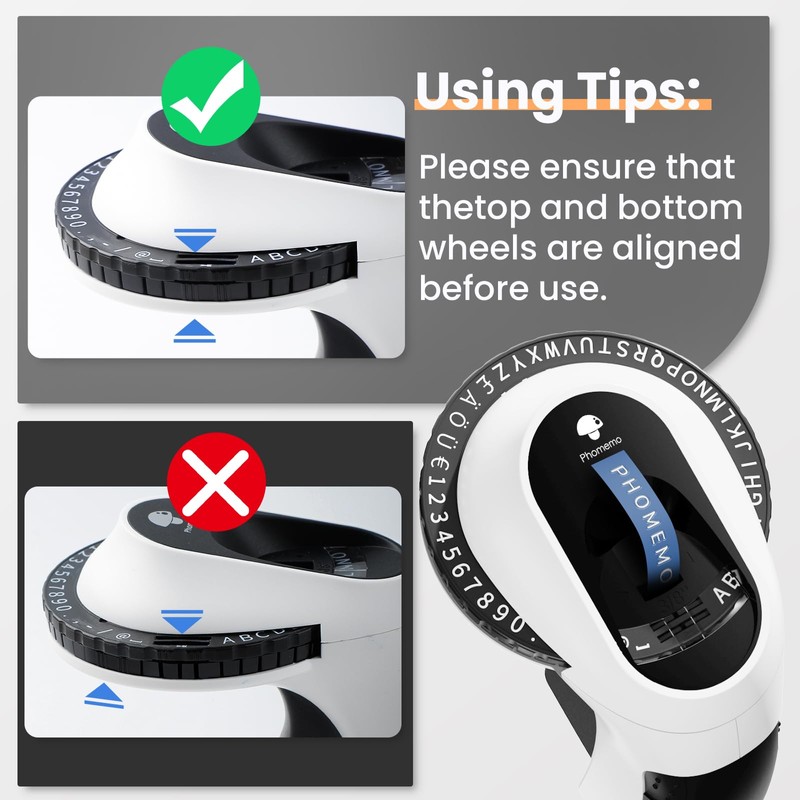 Phomemo Labelling Machine, 3D Embossing Machine E975, Portable Labelling Device,