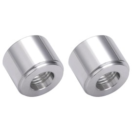 Podavelle 1/4 NPT Female Pipe Thread Weld On Bung Fitting Aluminum 2PCS