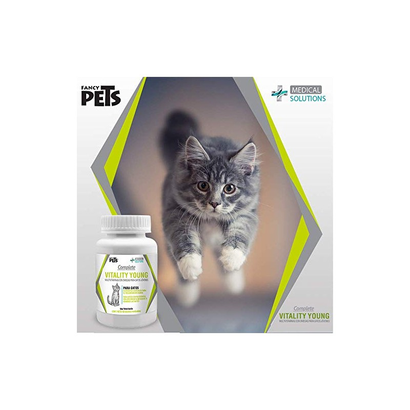 Fancy Pets Medical Solutions Vitality Multivitamínico Tabletas Masticables para Gatos