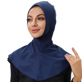seafanny Women's Swim Hijabs Full Coverage Swim Scarf Sun Protective Blue