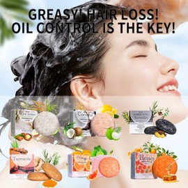 Shampoo Bar mit Ingwer ＆ Kurkuma - 2 Stück Feste-Shampoo Seife mit Ingwerextrakt & Kurkumaöl, gegen Haarausfall, Anti-Haarausfall Ingwer Shampoos Bar für Haarwachstum & Volumen, Nährend (Gelb, 2Pcs)