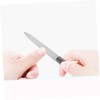 FOMIYES 2pcs Stainless Steel Nail File Professional Manicure Tools Double-sided
