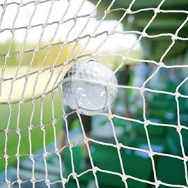 ProMounds #18 White Golf Barrier/Practice Netting (10x10)