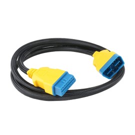 OURANTOOLS OBD-2 Verlängerungskabel OBD-II Adapter – 16pin 1.5m Männlich zu Weiblich Extender Diagnosestecker mit Nylon Material for Auto Diagnosewerkzeuge