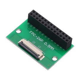 MECCANIXITY FFC FPC Connector Board 26 Pins 0.5mm Socket to 2.54mm Double Row Female Header Strip Adapter, PCB Converter Board for LCD TVs/Digital Cameras/Laptops