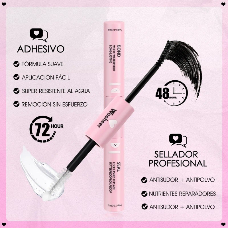 Wosheer Kit De Extensiones Pestañas 8-18mm Pestañas (layz)