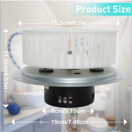 0696B000 Motor Assembly for NuTone QT100 and QT110 Series Fans, 0696B000 Fan Motor Replacement for NuTone QT-110N-B JA2C394N QT100L QT9093