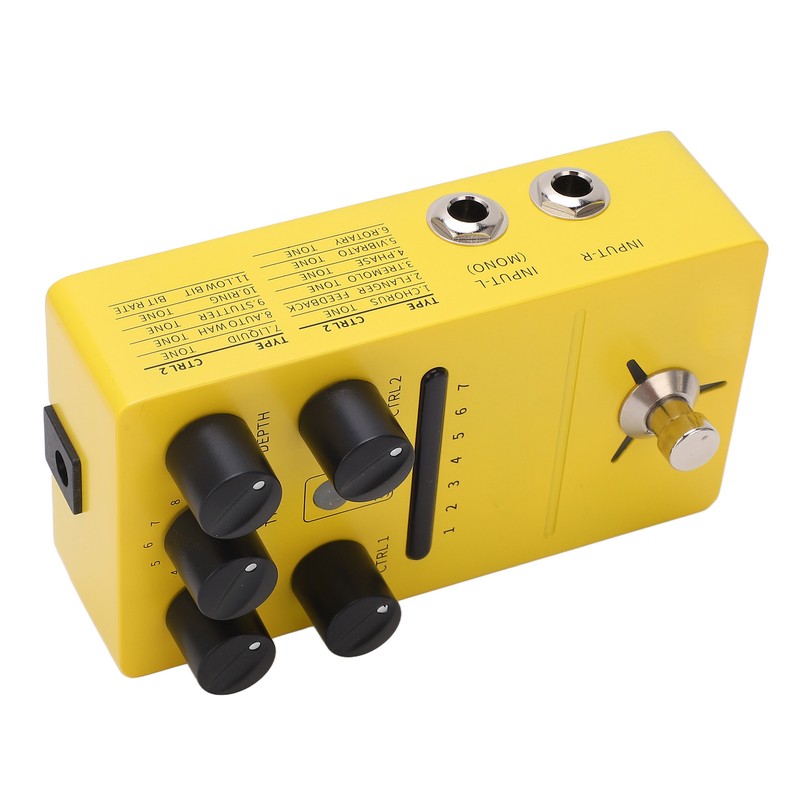 Multi Modulation Pedal Stereo 11 Modulation Effects True Bypass Phase