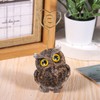 TUMBEELLUWA Owl Statue Table Number Holders for Centerpiece, Crystal Animal