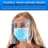 Salon World Safety Clear Face Shields with Glasses Frames (4
