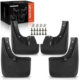 A-Premium Set of 4PCS Mud Flaps Splash Guards Mudguards Mudflaps with Hardware Kits Accessory Compatible with Nissan Frontier 2022 2023 2024, Front & Rear (Driver and Passenger Side)