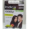 INDICA SHAMPOO HAIR COLOUR DARK BROWN/BURGUNDY/NATURAL BLACK C.F