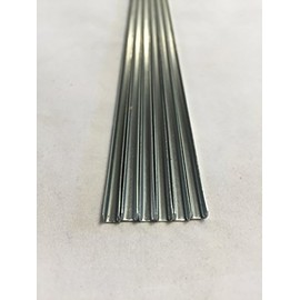 1/8" U Zinc Came / 12feet (2ft X 6 Pieces) by Sun and Moon Stained Glass