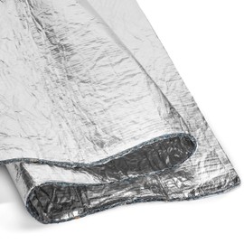 Second Skin Heat Wave Pro – Jute with Reinforced Foil – Headliner and Under Carpet Insulation (3/8" Thick, 24 Sq Ft - 1 Sheet)