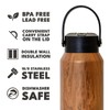 Elemental Core Stainless Steel Water Bottle with Straw - 40