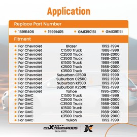 maXpeedingrods Outer Window Sweep Seal for Chevy GMC Truck 1988-2002