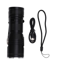 Flashlight Super Bright Type C Charging Aluminum Alloy 2050LM 6 Gear Powerful Magnet 3LED Two Way Clip Mini Flashlight for Home Use Emergency