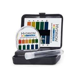 Micro Essential Lab LI-5000 Hydrion Wide Range Lo Ion pH Test Kit, 1 - 11 pH