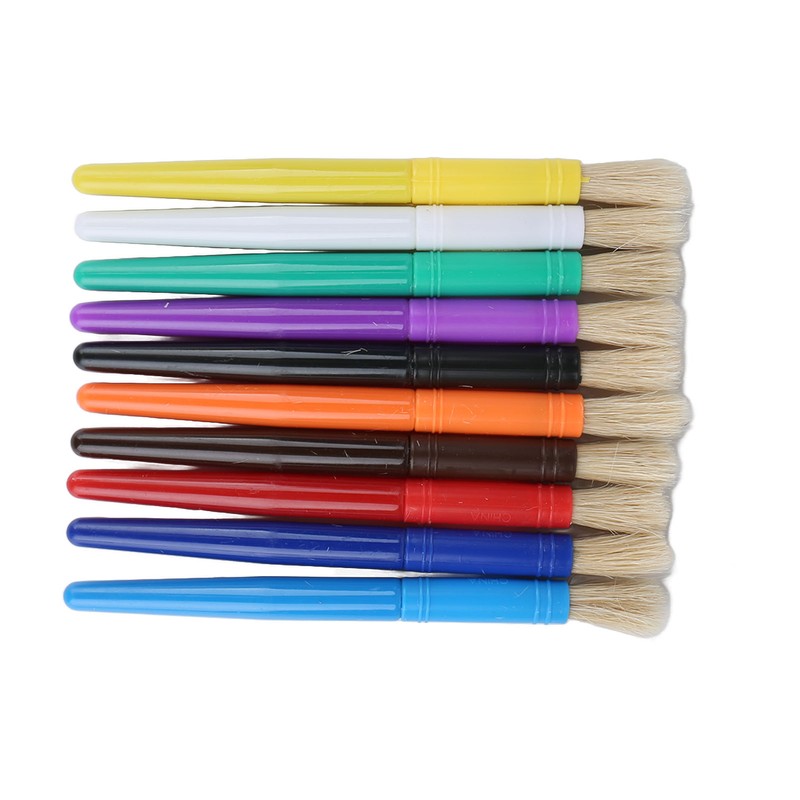 10 Pieces Spill Proof Paint Cups Kids Painting Set with