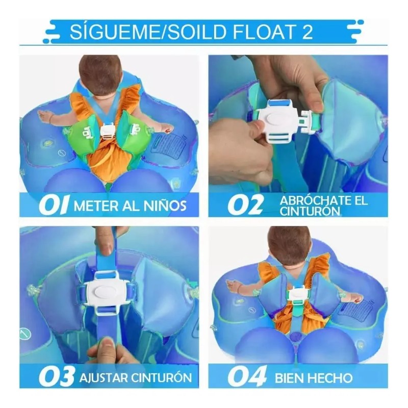 Salvavidas Inflables Flotador Bebe Alberca Playa Con Sombra