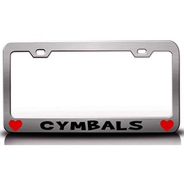 Custom Brother - Cymbals Musical Musician Metal Car SUV Truck License Plate Frame Ch i74