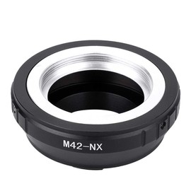 VBESTLIFE M42-NX Camera Len Adapter Ring, Manual Operation, Focus, Aperture Adjustment, Unlimited Focus Adapter for NX11 NX10 NX5 Cameras