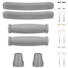 Replacement Crutch Pads 6 Pieces Crutch Accessory Replacement Kit with