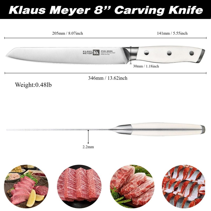 Klaus Meyer Stahl High Carbon Exclusive German Steel 8 inch