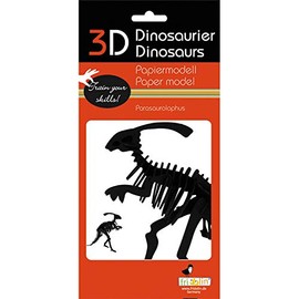 Fridolin 3D Paper Model Parasaurolophus