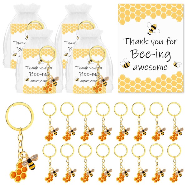 Landical 50 Sets Employee Appreciation Gift Cute Keychains Thank You