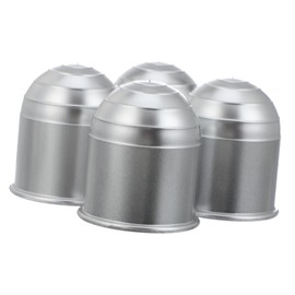 FUNOMOCYA 4pcs Towing Hitch Cover Durable Protective Caps for Trailer Ball Head with Locking Ring Fit for Car Towing Weather Resistant Flexible Construction