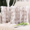 Madizz Pack of 2 Thick Plush Wool Throw Pillow Covers