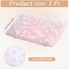 CABODYALS 64.57 Inch Pink Tulle Cloth 3D Flower Moon Star