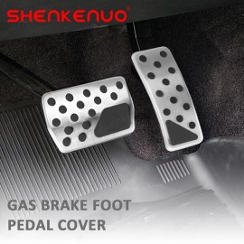 SHENKENUO Non-Slip Automatic Gas Brake Foot Pedal Pad Cover For Dodge Durango 2011-2018