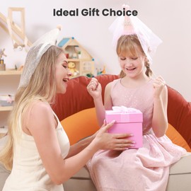 Tilhumt Bead Spinner, 2112Pcs Beading Set for Making 18 Friendship Bracelets, Bracelet Making Kit with 12 Colors Polymer Clay Beads, Crafts for Girls, Birthday Gift Choice, Patent Design